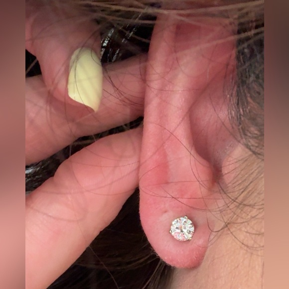 Genuine ✅ 1.04 ctw Natural Diamond Earrings✨ - Picture 14 of 14